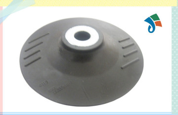 Flexible abrasive sanding disc plastic backing pad