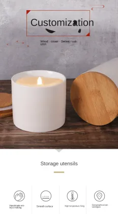 Ceramic Coffee Storage Jar with Sealed Lid