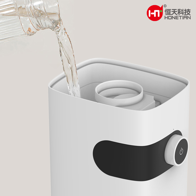 HONETIAN 6 gears mist volume humidity setting sleep mode 8 timer custom colors plastics quiet forlarge room tower humidifiers