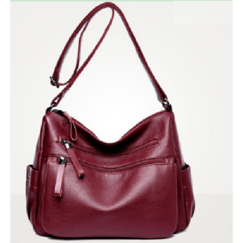 Multi layered single shoulder crossbody bag