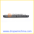 Patch panel scaricata 24 porte con passacavo