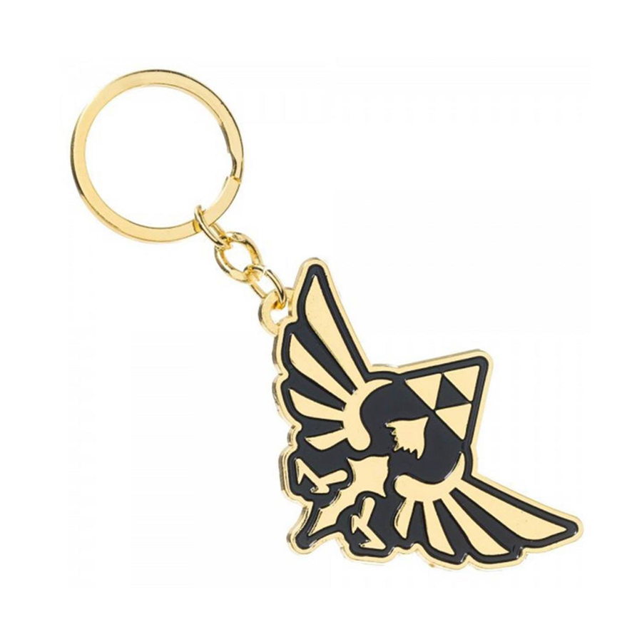 Zelda Black Metal Keychain