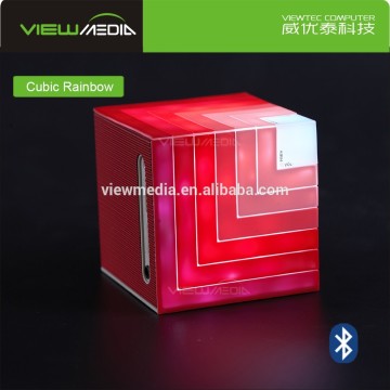 2017 led cube magic Led Cubic Rainbow Speaker