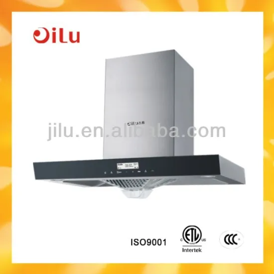 Chinese stainless steel kitchen exhaust fan with LCD display