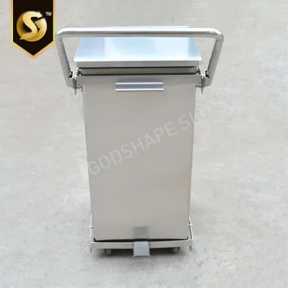 Customized large trash cans steel recycle trash cans