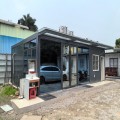 Oficina de contenedores de casa de vidrio portátil