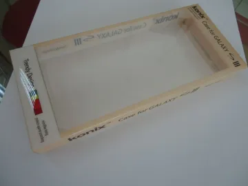 small PET PVC plastic box for customized