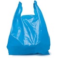 Blue Grocery Thick Resealable Plastic Bags