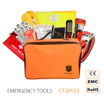 81pcs Accessoires Bag: Weggereedschapsauto -kit voor Auto Emergency