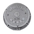 Nodular cast iron sewage manhole cover D400