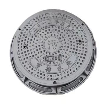 Nodular cast iron sewage manhole cover D400