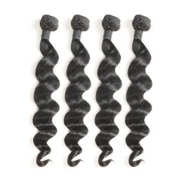 Cheap Brazilian Loose Wave Hair Weave Bulk Bundles, CuticalAligned Loose Wave Hair Extensions Brazilian hair in Brazil