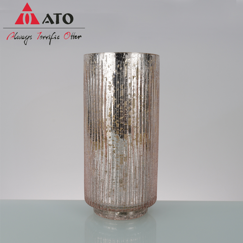 ATO Vintage Glasvase getrocknete Blütenhydroponikvase