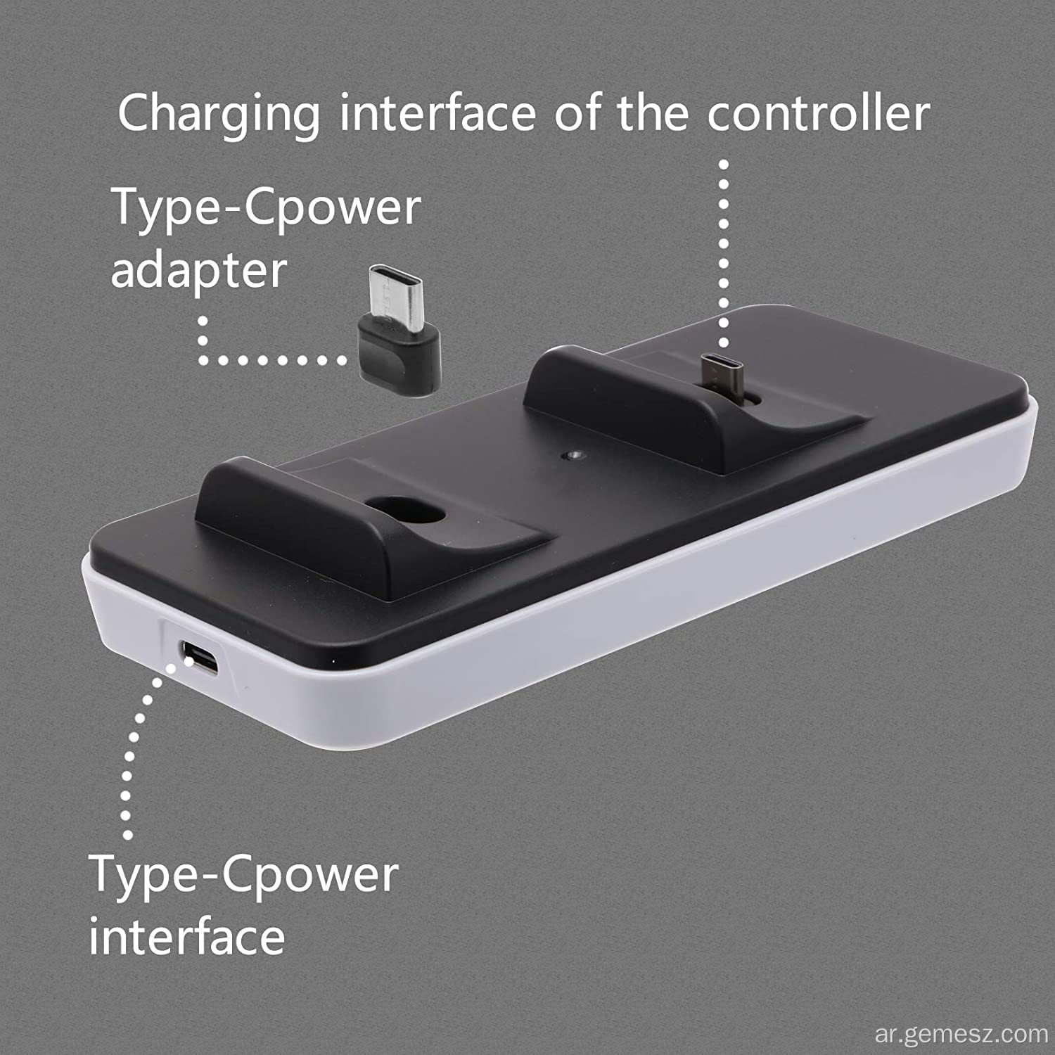 Detachable Type C Charger PS5 Controller Charger