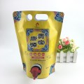 Aluminum foil 1L stand-bag for pear juice packaging-bag