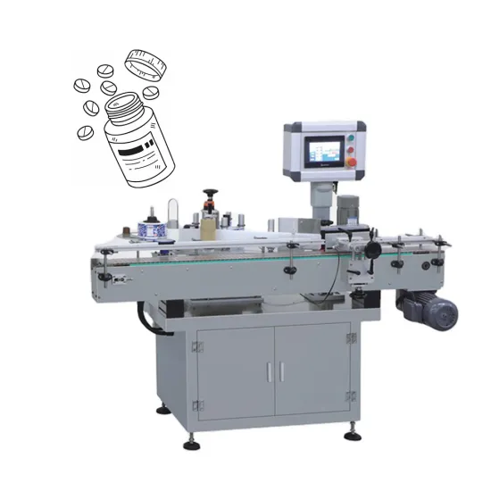 Customizable Sticker Labeller: PBTB-160 Round Bottle Product Label Printing Machine