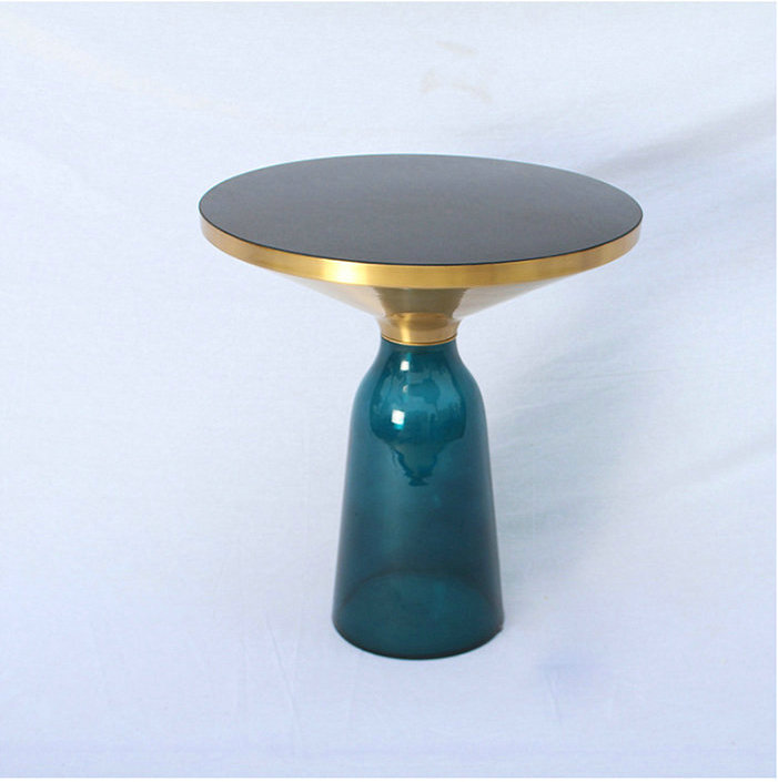 Brass Bell side Table by sebastian herkner