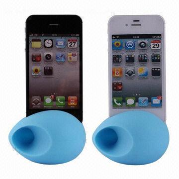 Silicone egg-shaped speaker for iPhone5
