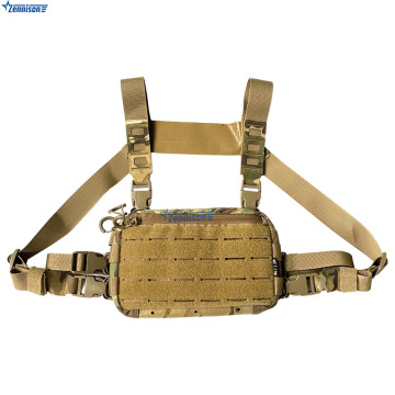 Tactical Nylon Pouch Chest Rig - Multi-Function Chest Vest