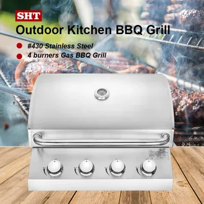 Outdoor Kitchen Cabinets Japanese Grill Built in Chef BBQ Grill