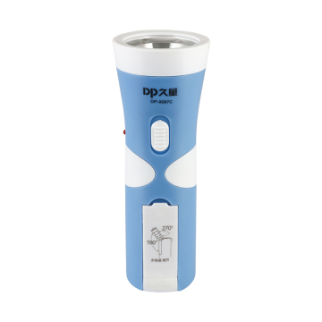 1W Mini Rechargeable LED DP Flashlight LED DP torch with Emergency light