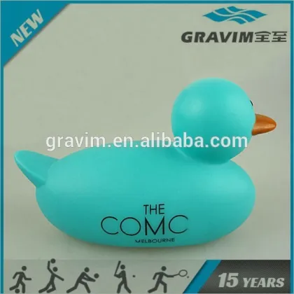 Long mint green toy duck