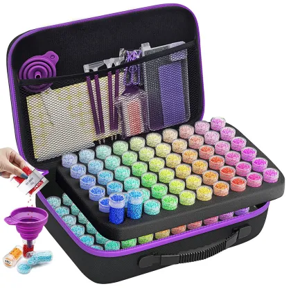 Histone Histone 60/120/240 Grids Diamond Painting Storage Box Set with Accessories