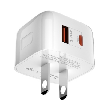 QC3.0 and Type-C 20w USB Wall Fast Charging