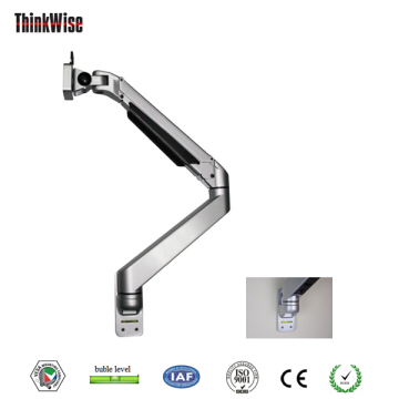 computer monitor wall mount bracket gas cylinder adjustable