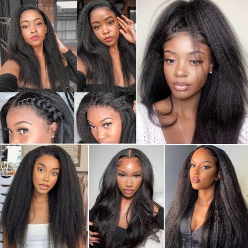 12 14 16 Kinky Straight Bundles Human Hair