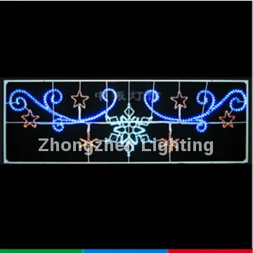 Outdoor christmas street light decoration,christmas motif  light