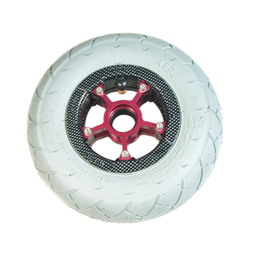 8 Inch 200X50 Pneumatic 5-Star Alloy Spoke Kite Board E Scooter Mountainboard Wheel