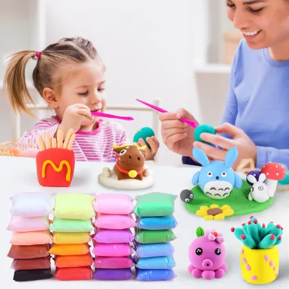 Soft Clay Lightweight Air Dry Polymer Slime Supplies for Children