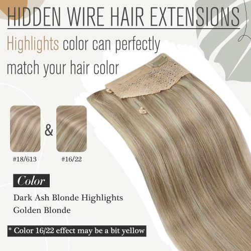 Blonde Hair Extensions Wire Hair Extensions