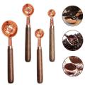 Rose Gold Plated Edelstahl Messlöffel Set