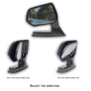 Car Rear View Mirror: Wide Angle Blind Spot Round Convex Parking Mirror