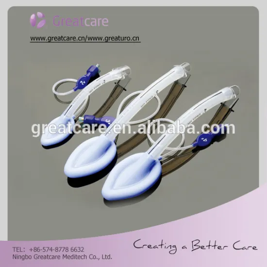 Disposable or reusable medical Laryngeal Mask with pvc or silicone material