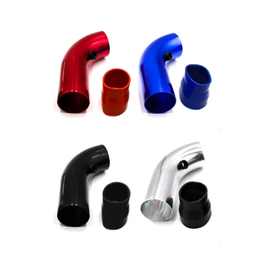 3-inch 76mm Universal Aluminum Car Air Intake Pipe Kit: Cold Air Intake System Duct Tube and Filter Set