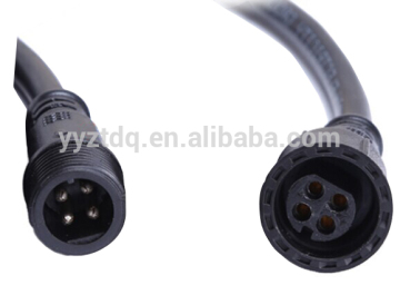 4 PIN male to female waterproof connector cable for M18