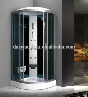 Complete shower room with computer panel, wet steam shower room.