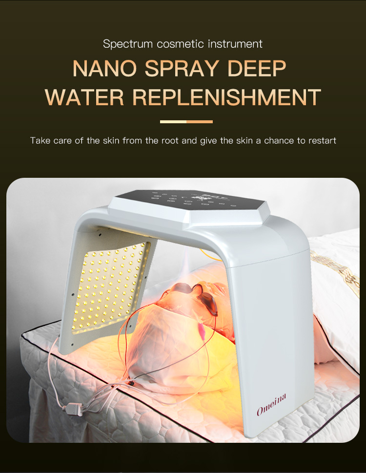 Omeina led phototherapy machine with steamer