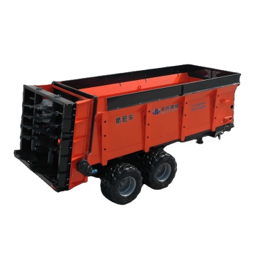 Poultry Farm Cattle Waste Spreading Trailer: Fresh Cow Dung Spreading Machine for Livestock Farms