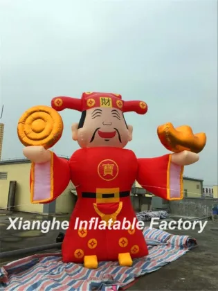 Inflatable Chinese god of wealth 4mH/13.3FT