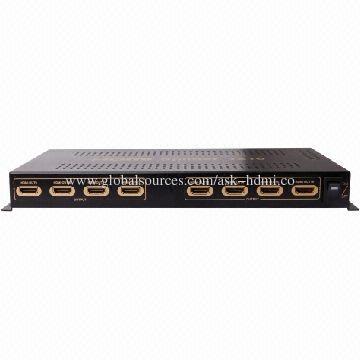 16-way 1x16 Powered HDMI Splitter, V1.3b, 3D, 1,080P, 5V DC/4A Power Supply