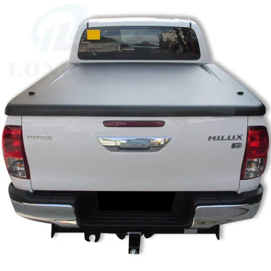 High Quality One Fold Plate Tonneau Cover for Hilux Pickup Truck Bed