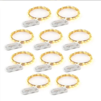 Warm White Colored LED Indoor Outdoor String Lights