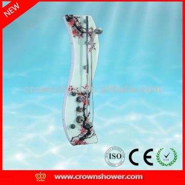 High Quality luxury bathroom Tempered Glass Shower Wall Panels bathroom wall covering panels