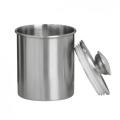 Stainless Steel Canister with Glass Lid