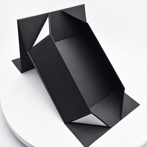 Matt Black Folding Collapsible Rigid Boxes