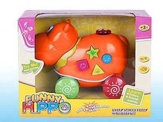 SOUND AND LIGHT DRAG HIPPO